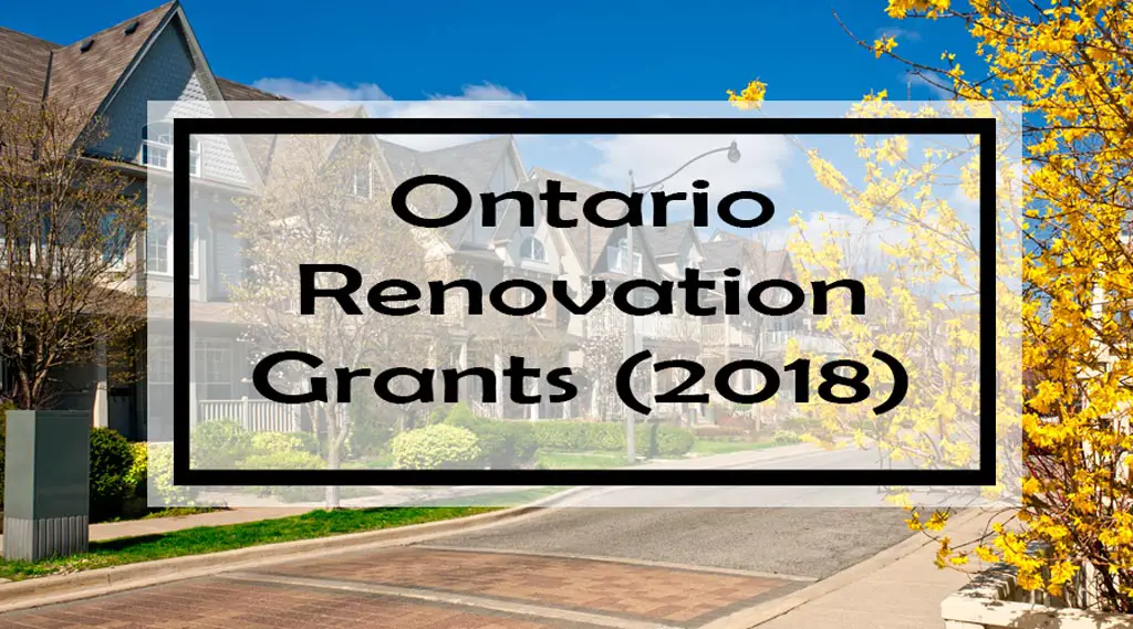 Ontario Government Home Improvement Rebates