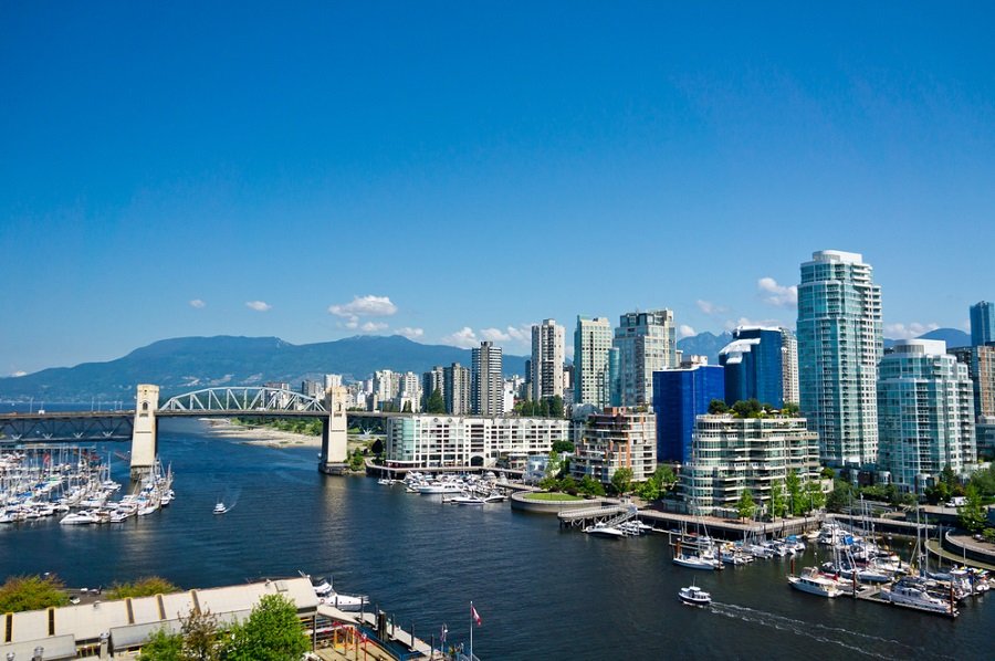 Beautiful view of Vancouver, British Columbia, Canada Beautiful view of Vancouver, British Columbia, Canada