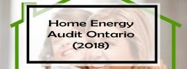 Home Energy Audit Ontario (2018)