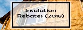 Insulation Rebates (2018)