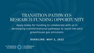 2022 Transition Pathways – Research Funding Opportunity