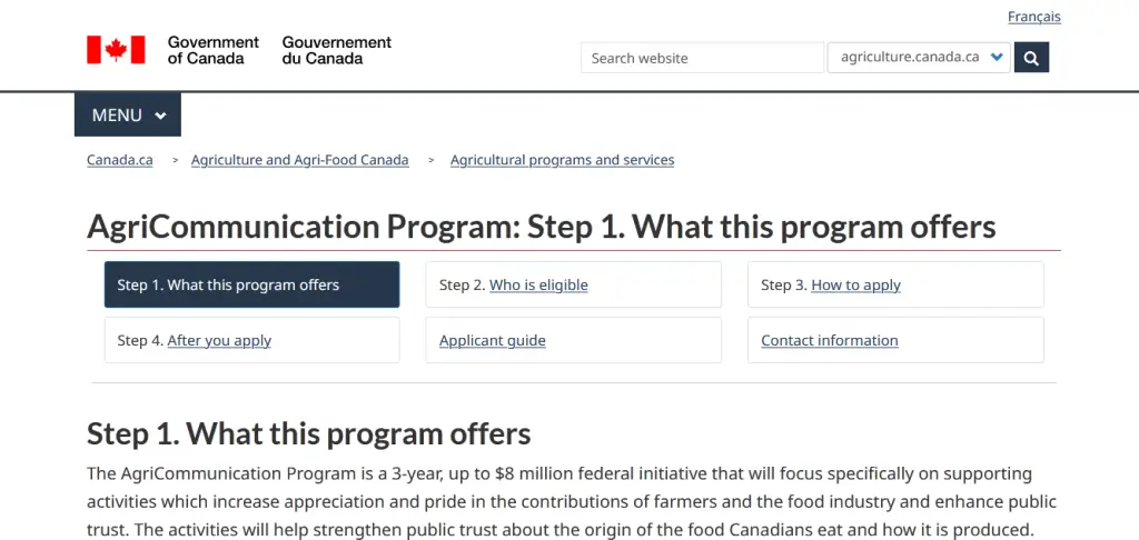 AgriCommunication Program