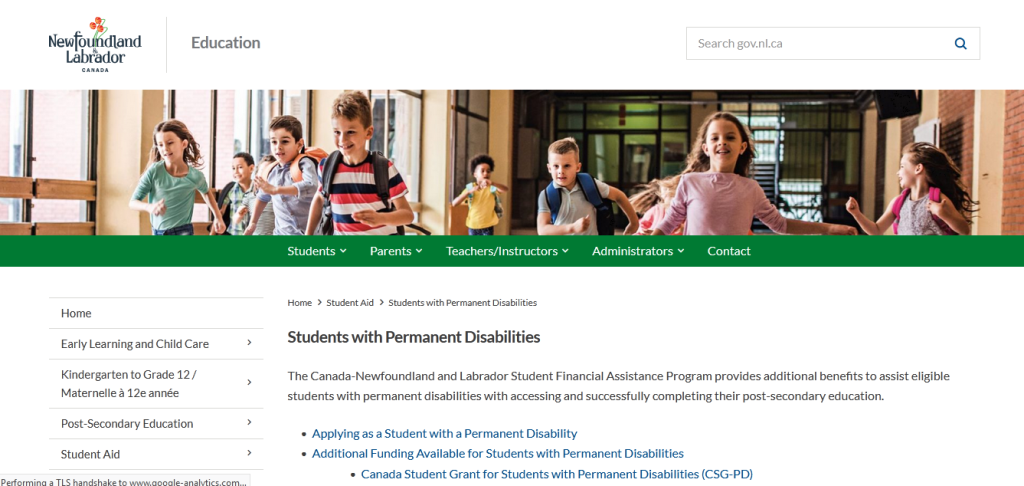 Newfoundland and Labrador Student Aid