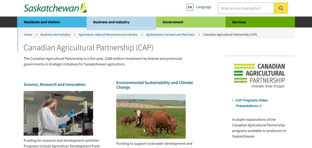 Canadian Agricultural Partnership (CAP)