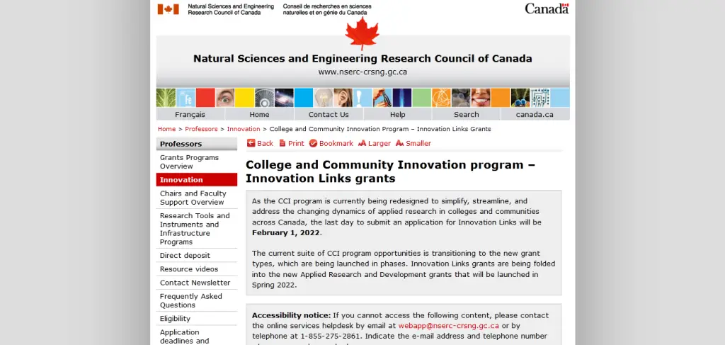 College and Community Innovation Program (CCI) – College-University Idea to Innovation Grants (CU I2I)