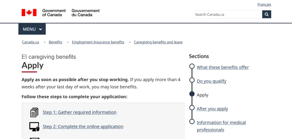 EI Compassionate Care Benefit