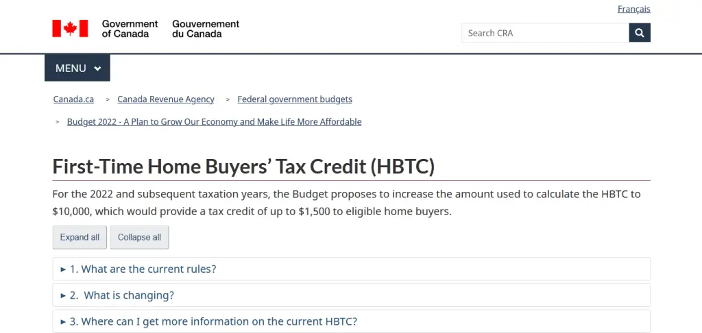 Home Buyers' Tax Credit