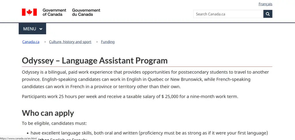 Odyssey – Language Assistant Program