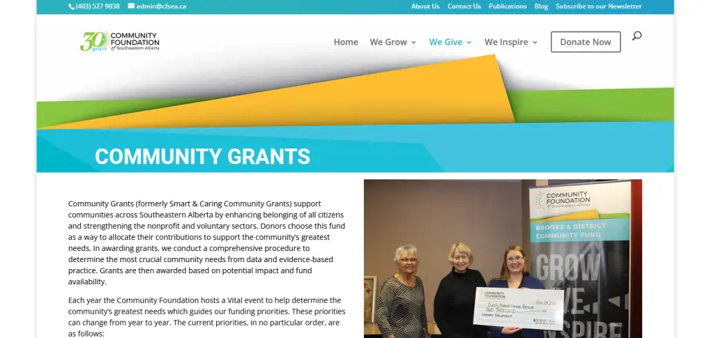 Smart & Caring Community Grants Program