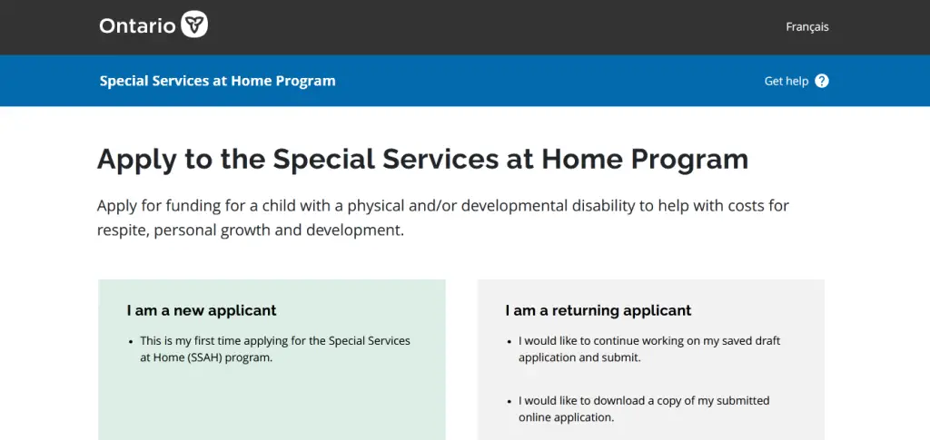 Special Services at Home
