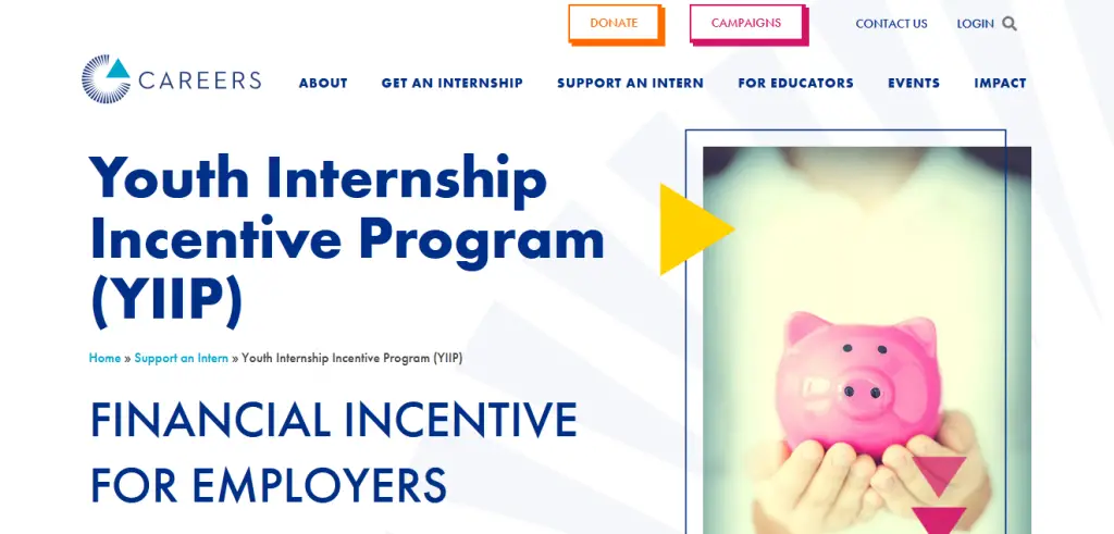 Youth Internship Incentive Program CAREERS