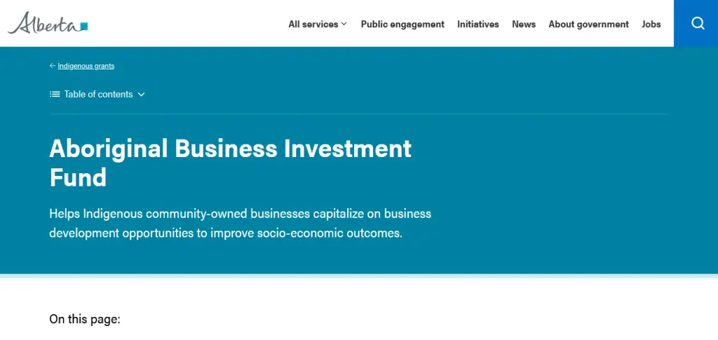 Aboriginal Business Investment Fund (ABIF)