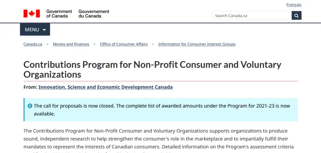 Consumer Issues Research Funding