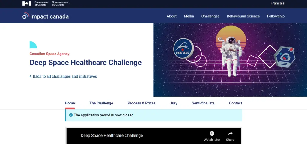 Deep Space Healthcare Challenge