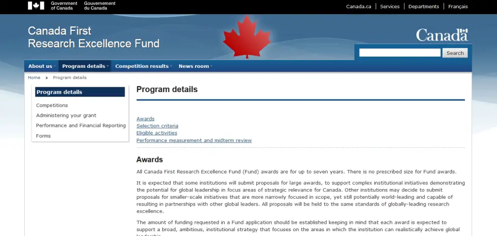 Research Excellence Funding