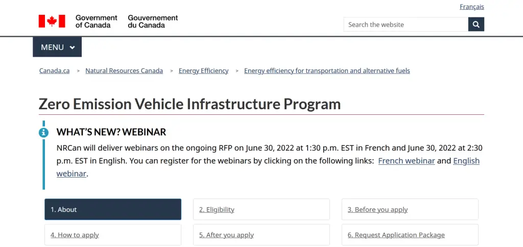 Zero Emission Vehicle Infrastructure Program (ZEVIP)