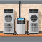 Can a Heat Pump Replace a Furnace in Canada? heat pump vs Furnace flat art